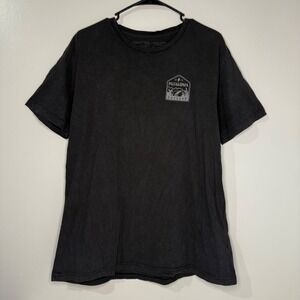 Patagonia 1973 Chicago Graphic T-Shirt Organic Cotton Slim Fit Black Tee Large